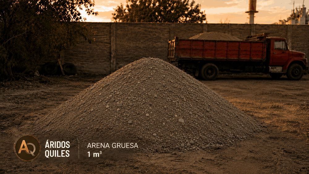 Metro de arena gruesa